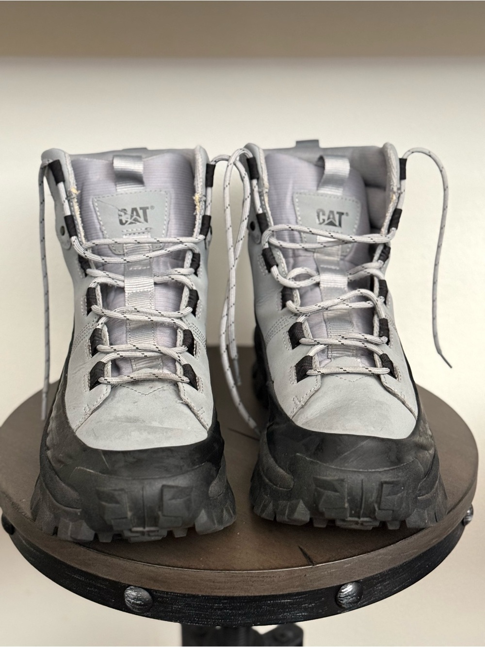 Caterpillar Trespass Galosh WP Gray and Black Boots